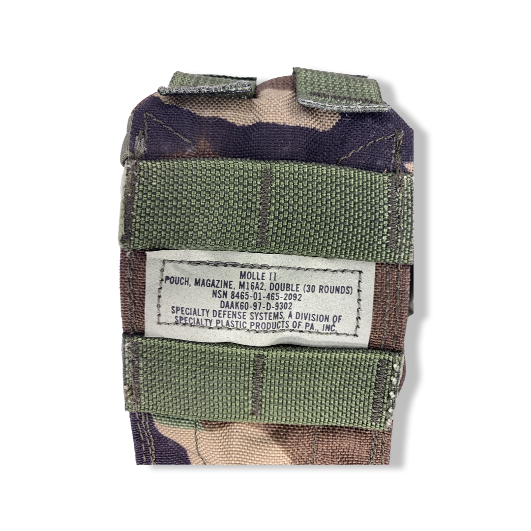 M81 Woodland Double Mag Pouch